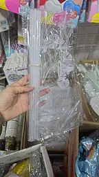 Підставка для повітряних куль 0,7 м (7 тримачів) — стійка для кульок без гелію, компактний набір, прозорий тримач для фото - мініатюра 3