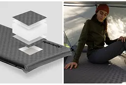 Килимок самонадувний Naturehike (CNK2450WS020) 10 см - одномісний - темно-зелений - мініатюра 4