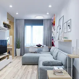 Світильник настінно-стельовий Videx LED 48W 4100K Зоряне небо (VL-CLR-484S) - мініатюра 5