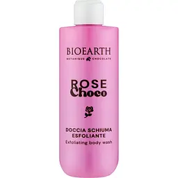 Гель для душу Bioearth Botanique Chocolate Rose Choco Exfoliating Shower Gel Троянда та шоколад відлущувальний 250 мл