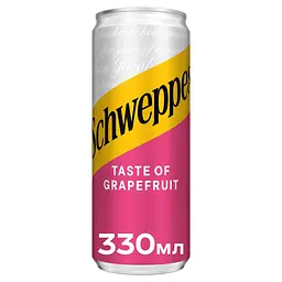 Напій Schweppes Taste of Grapefruit безалкогольний 330 мл