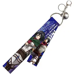 Брелок тканинний Атака титанів Мікаса Аккерман Attack on Titan Mikasa Ackerman 10 см