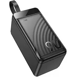 Портативна батарея Hoco J123D 90000mAh Element power bank with digital display чорна 6942007612104 - мініатюра 5