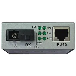 Медіаконвертер Step4Net 10/100Base-TX to 100Base-FX, SM, 1310nm, SC/PC, 20км (MC-D-0,1-1SM-1310nm-20)