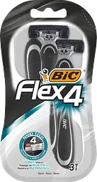 Станки для гоління Bic Flex 4 без змінних картриджів 3 шт.