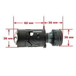 Світлодіодна лампа Decker LED RGX-01 5.5K H4 65/85W Decker (НФ-00009455) - мініатюра 4