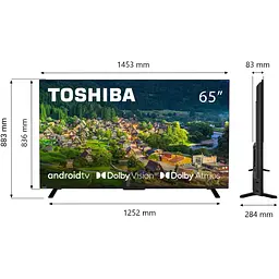 ТБ 65 Toshiba 65UA2363DG 4K UHD/LED/T2/Android 11/2 x 12W/Dolby Digital/HDMI/Wi-Fi/VESA 400 x 200 M4 - мініатюра 9