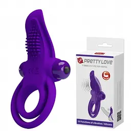 Ерекційне кільце - Pretty Love Vibrant Penis Ring Purple