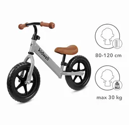 Велобіг велосипед Kidwell Rebel Grey - мініатюра 7