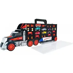 Ігровий набір Dickie Toys Трейлер перевізник авто вантажівка з ручкою 62 см (3749023) - мініатюра 2
