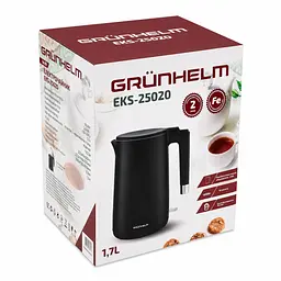 Електрочайник Grunhelm EKS-25020 1.7 л чорний (146656) - мініатюра 5