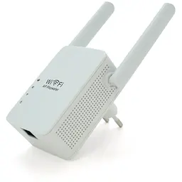 Підсилювач WiFi сигналу з 2-ма антенами LV-WR13, живлення 220V, 300Mbps, IEEE 802.11b/g/n, 2.4-2.4835GHz, BOX