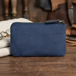 Ключниця Tony Perotti з натуральної шкіри Metropolis 359L navy (90016) Темно-синя - мініатюра 6