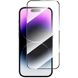 Захисне скло BeCover для Apple iPhone 15 Pro Black (710593) - мініатюра 4