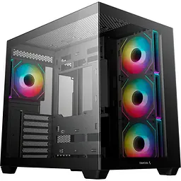 Корпус Deepcool CG530 4F Tempered Glass без БП Black (R-CG530-BKADA4-G-1) - мініатюра 1