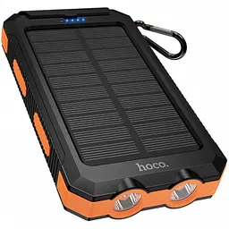 Зовнішній акумулятор Power Bank HOCO J164 Platinum Solar 8000 mAh 10 W, із сонячною панеллю та LED-ліхтариком