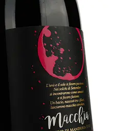 Вино Cantine Lizzano Macchia Primitivo di Manduria DOC червоне сухе 0.75 л - мініатюра 4