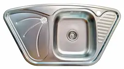 Кухонна мийка Romzha Meduza Nova Satin RO44014, Сірий