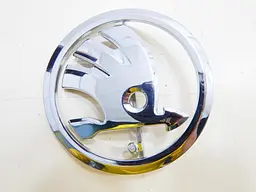 Емблема Skoda (Хром) d=90 мм 3V0853621A - мініатюра 3