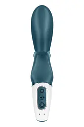 Смарт вібратор-кролик Satisfyer Hug Me Bluegrey, 2 мотори, діаметр 4,2см, широка кліторальна частина - мініатюра 5