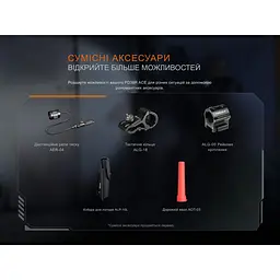 Ліхтар тактичний ручний Fenix PD36R ACE 3000 лм - мініатюра 24