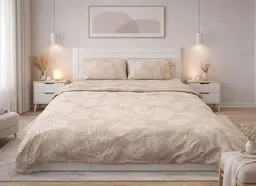 Постільна білизна LARA бязь d11365s сімейна 2х150х220 см