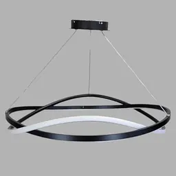 Стильна підвісна LED-люстра Art 2463/600 BK