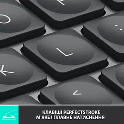 Клавіатура бездротова Logitech MX Keys Mini Wireless Illuminated Graphite (920-010498) - мініатюра 2