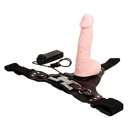 Страпон - Ultra Passionate Harness Vibrating, 16.5 см - мініатюра 9