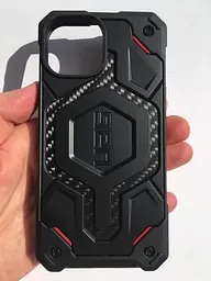 Чохол протиударний UAG Monarch Pro MagSafe для iPhone 15 (6.1") Carbon Fiber 1143401F4242 - мініатюра 4