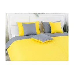 Покривало Руно мікрофайбер Yellow Grey 150x212 см (360.52У_Yellow Grey) - мініатюра 5