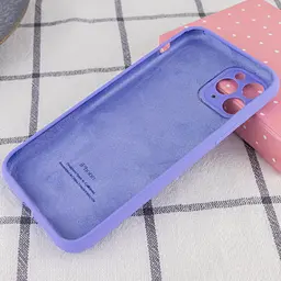 Чохол Silicone Case Full Camera Protective AA для Apple iPhone 12 Pro Max 6.7" Бузковий / Dasheen - мініатюра 2