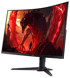 Монітор 31.5" Acer Nitro XZ323QUZ1bmiiprx Curved (UM.HX3EE.105) 2560x1440 (QHD 2K) VA 280 Hz - мініатюра 2