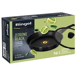 Сковорода Ringel Zitrone 28 см Black (RG-2108-28) - мініатюра 5