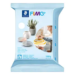 Пластика самозастигаюча Fimo Air біла 1кг