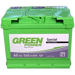 Автомобільний акумулятор GREEN POWER 6СТ-60Ah Аз 540A (EN) - мініатюра 2