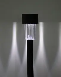 Вуличний світильник на сонячній батареї Goldlux 322265 Stik LED 6000K IP44 чорний - мініатюра 2
