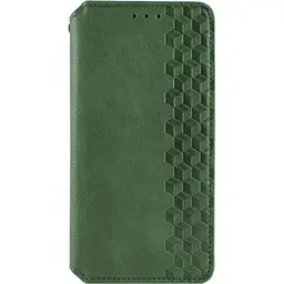 Чохол-книжка для телефону Rubic Leather Case для Redmi Note 13 4G Green [131919] - мініатюра 1