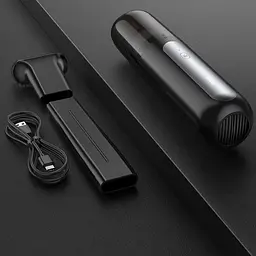 Портативний пилосос Hoco ZP1 Cool portable car vacuum cleaner Black gray - мініатюра 8