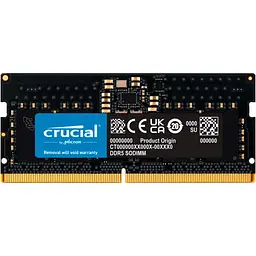 Модуль пам'яті для ноутбука SoDIMM DDR5 8GB 5600 MHz Micron (CT8G56C46S5T) - мініатюра 1