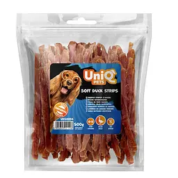 Ласощі для собак UniQ PETS М'які качині смужки 500 г