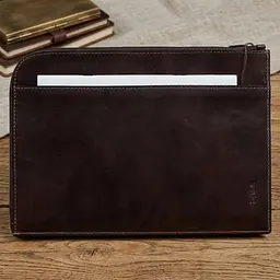 Чоловіча шкіряна папка Tony Perotti Italico 8017L (90031) Темно-коричнева - мініатюра 6