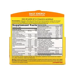 Мультивітаміни, Daily Energy (With Iron) - 60 tabs - мініатюра 2