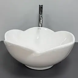 Умивальник VBI Rosolini white накладний VBI-012625, Білий - мініатюра 2