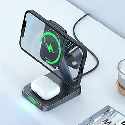 БЗП Acefast E3 desktop 3-in-1 Black - мініатюра 4