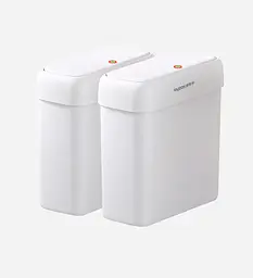Відро для сміття з кришкою Joybos Z39 для ванної кімнати (JBS-LJT-S02B2-JWT) - мініатюра 3