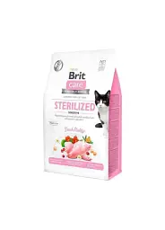 Сухий корм для стерилізованих котів з чутливим травленням Brit Care Cat GF Sterilized Sensitive з кроликом 2 кг