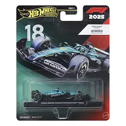 Колекційна машинка Hot Wheels Formula 1 Aston Martin Lance Stroll №18, 1:64 (JKD87) - мініатюра 6