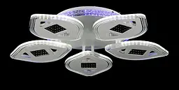 Люстра стельова LED Splendid Ray LK29028/5+1, 140W, білий, сучасний стиль з пультом, димер, 52 см