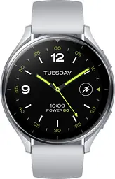 Смарт-годинник Xiaomi Watch 2 Silver Case with Gray TPU Strap (BHR8034GL) (Global Version)
